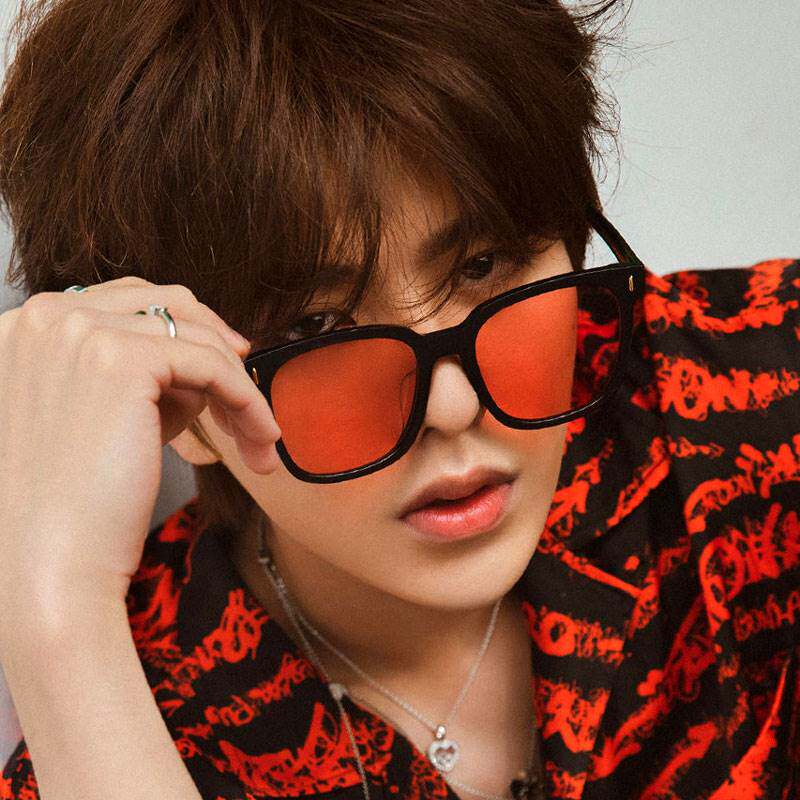 蔡徐坤同款墨镜韩版潮ins网红男士复古方框开车防晒偏光太阳镜女