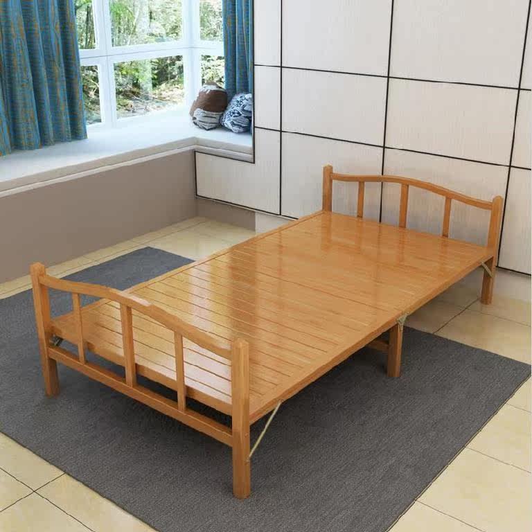 沙发小竹床折叠床凉床老式竹床家用省空间多功能凉板椅床两用单人