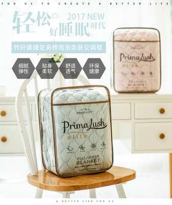 Bamboo fiber Knitted fabrics Cotton clip Bubble Jacquard weave Fabric Air blanket summer quilt Spring and autumn quilt summerin the Bedclothes , Leisure blanket/Woolen blanket/Carpet category - from Buy2taobao.com to provide professional Taobao agent buy service