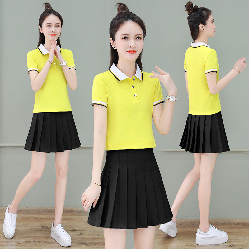 2021夏季新款幼儿园教师园服套装老师工作服幼师夏装休闲运动系列