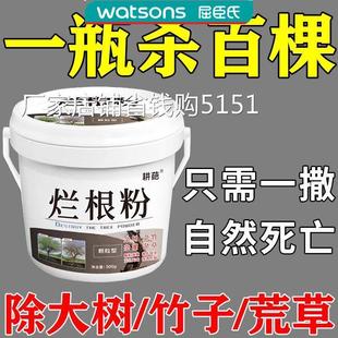 屈臣氏烂根除大树专用药烂树根剂灭树竹子的药枯树王连根烂除草粉