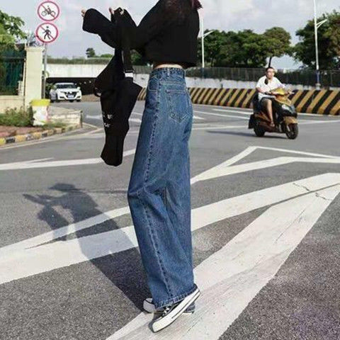 Zara Paige Broad leg Jeans Autumn 2019 new pattern Easy spring and autumn Drape Mopping the floor Straight trousers Autumnin the Play mode/Anime/Periphery/cos/Board games , Cosplay Apparel/Props/Service , Cosplay Women category - from Buy2taobao.com to provide professional Taobao agent buy service