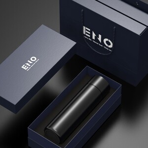 eno保温杯男士316不锈钢大容量带滤网泡茶杯子便携商务定制水杯企