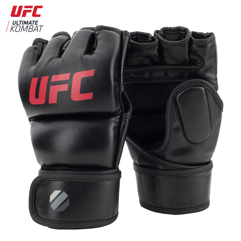 ufc 拳击手套半指儿童成人男女mma格斗散打搏击沙袋训练分指拳套
