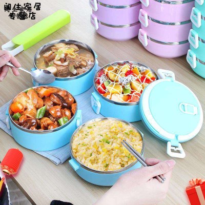 多层饭盒野餐日式男生分隔型大容量超大特大号上班手提式便当盒女