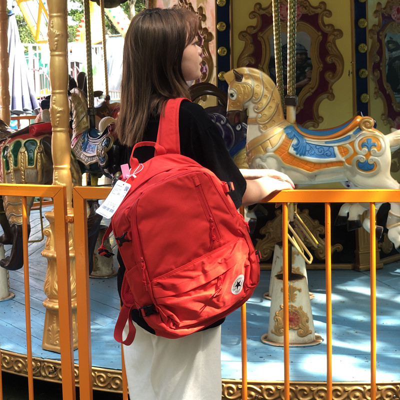 匡威正品Converse双肩包男女学生书包校园运动帆布电脑背包经典款