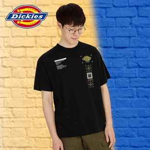 Dickies字母印花短袖T恤男夏季新品休闲全棉上衣迪克斯潮牌8915
