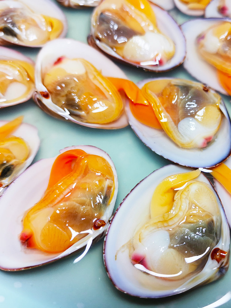 原汁海鲜二家船小贝壳蛤蜊即食大黄东特丹东贝类制品