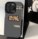 韩国卡通新款小熊手机壳适用于苹果15promax创意iphone15潮牌13男款14个性14pro软壳透明x黑边防摔11保护套12