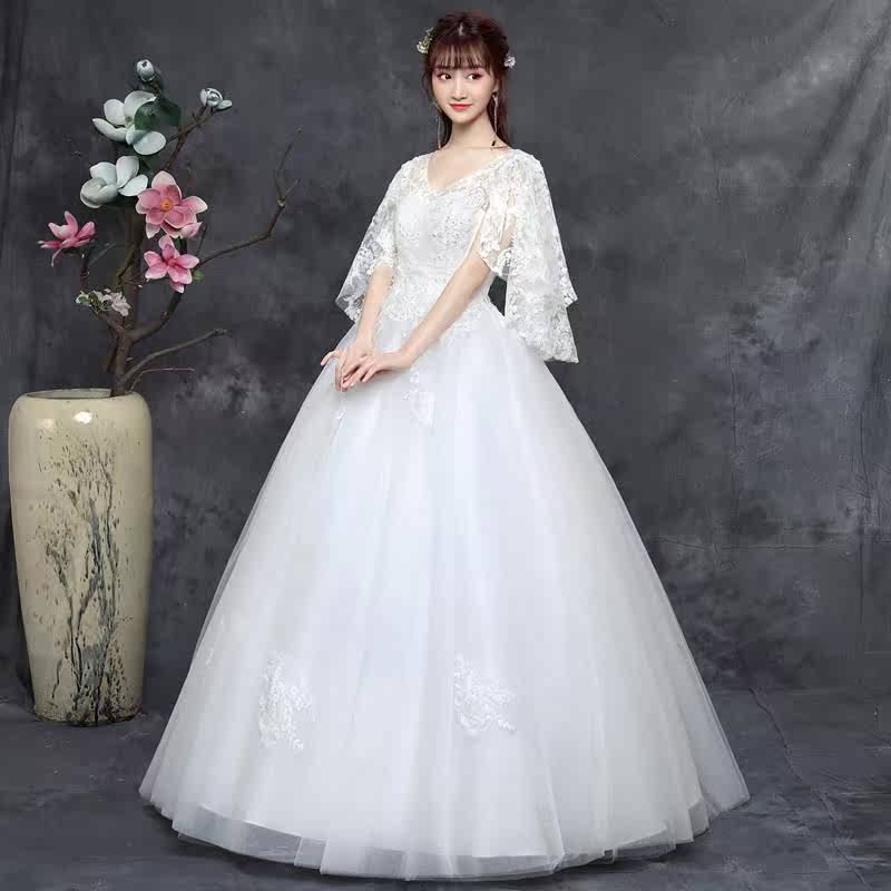 特加肥婚纱200斤胖mm新娘礼服2019网红怀孕妇胖人遮肚粗手臂显瘦在类目 女装/女士精品, 婚纱/旗袍/礼服, 婚纱中 - 来自Buy2taobao.com提供专业的淘宝代购服务