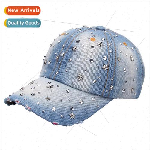 Crown rhinestone rhinestone baseball cap hot drill cowboy ha