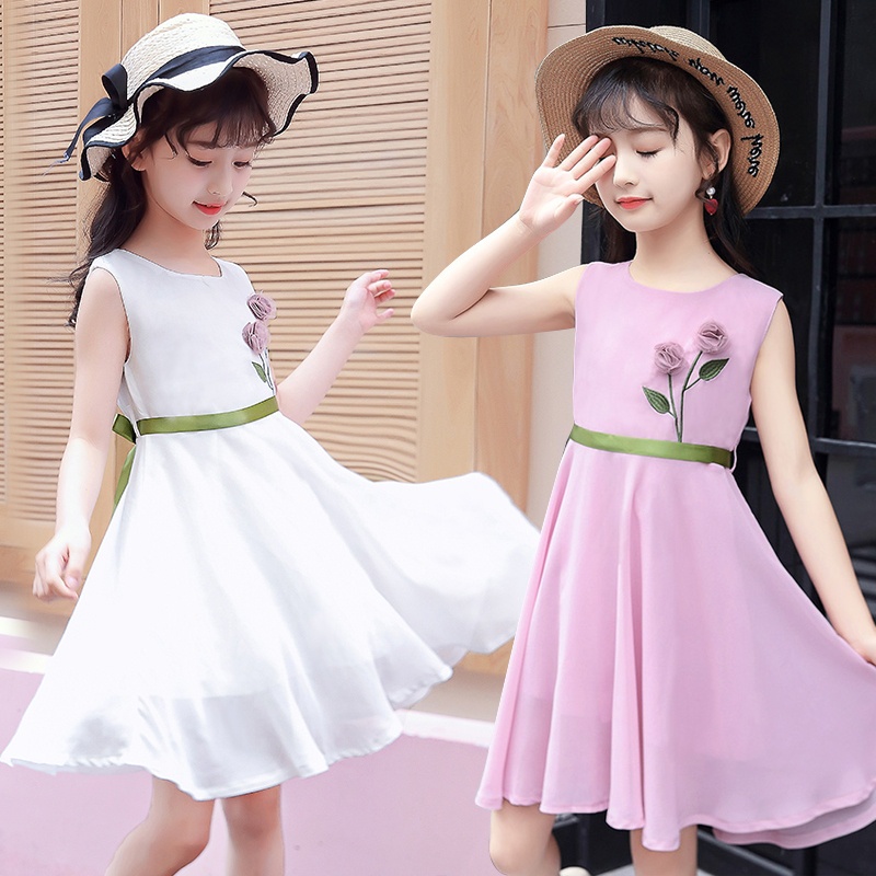 女童装连衣裙夏装12超洋气小学生女孩7夏天8中大童15