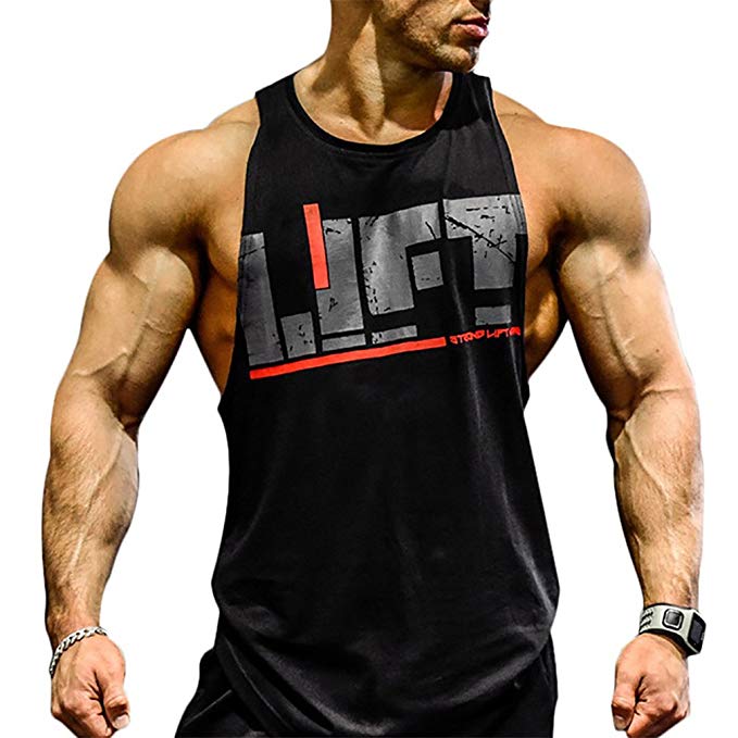 Elastic Fitness Tank Top Tank Top Gym for Men