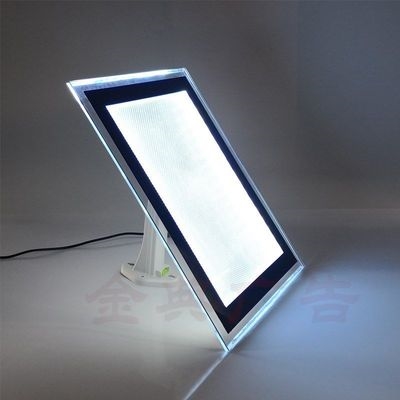 超薄led水晶灯箱吧台奶茶店价格表点餐牌亚克力发光桌面台面菜单