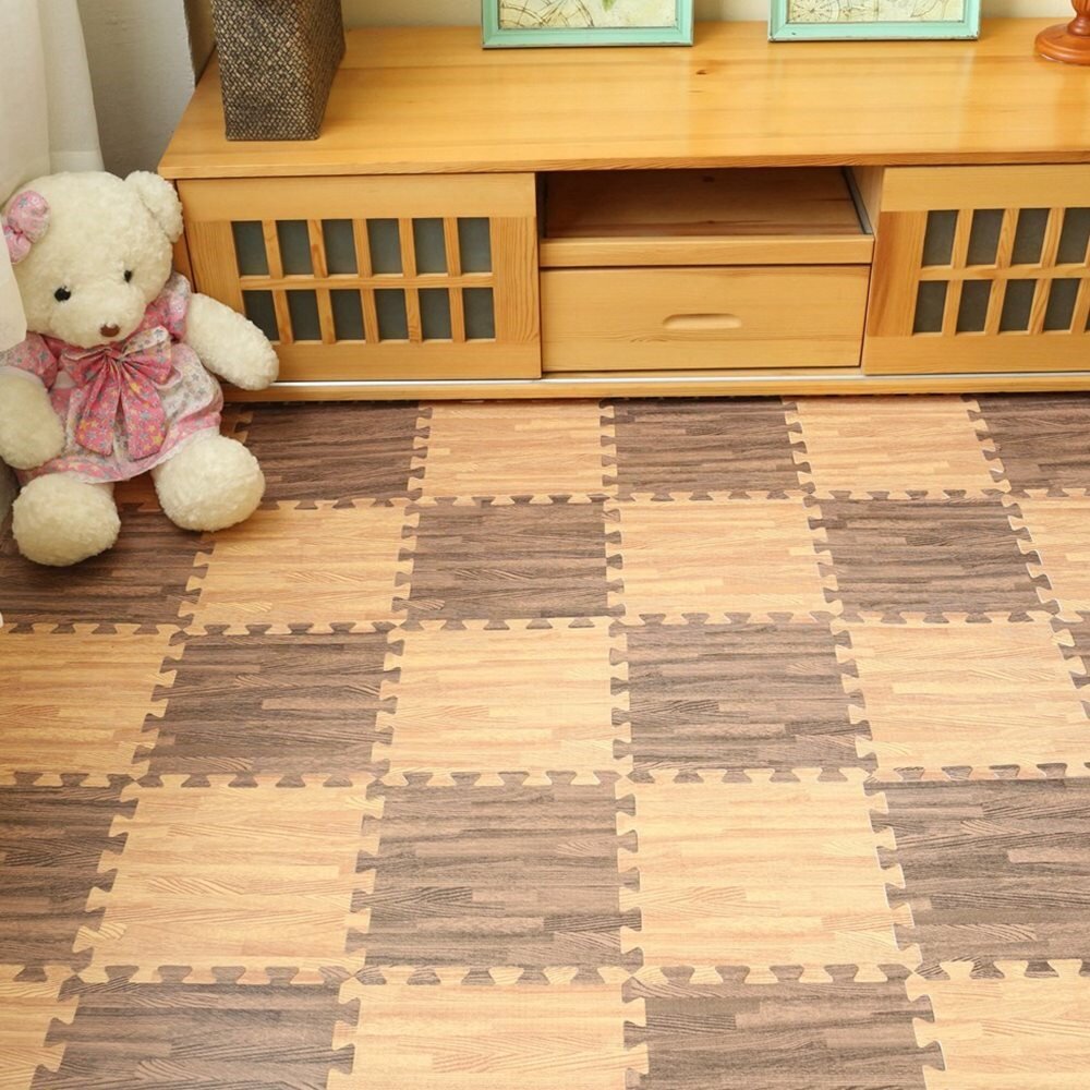 热销泡沫板地贴_防滑防掉卡通双面光滑地垫贴地板泡沫垫透气新款彩色