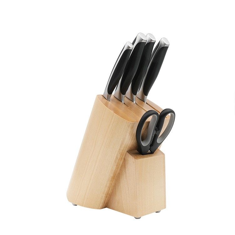 金辉刀剪立方不锈钢厨房套刀件套家用菜刀砍骨刀全套厨房刀具