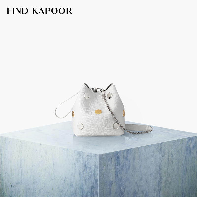 FIND KAPOOR梵德卡普尔时尚女包单肩斜挎包女士水桶包FKR金属白在类目 箱包皮具/热销女包/男包, 箱包相关配件中 - 来自Buy2taobao.com提供专业的淘宝代购服务