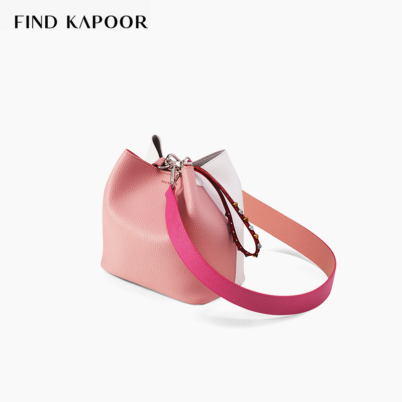 FIND KAPOOR梵德卡普尔时尚女包单肩斜挎包女水桶包FKR包拼色粉在类目 箱包皮具/热销女包/男包, 女士包袋新, 水桶包中 - 来自Buy2taobao.com提供专业的淘宝代购服务