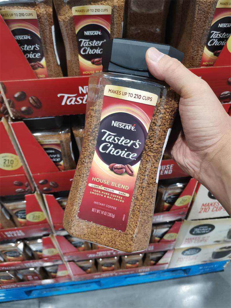 特价美国超市costco_美国进口tasters速溶咖啡粉397g 上海costco代购
