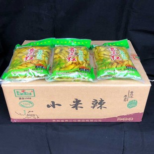 食品贵三红泡酸辣椒野山椒袋小米泡椒火锅干锅底料商用整件小米辣