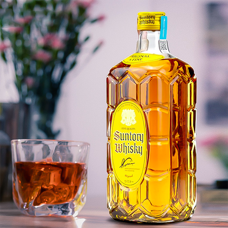 三得利suntory角瓶调和型日本山崎白州进口威士忌洋酒吧酒水700ml