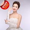 2019新娘婚纱礼服饰手套C无指对花缎缝珠白色手套厂家直特价 2019新娘婚纱礼服饰手套C无指对花缎缝珠白色手套厂家直特价