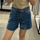 Calvin Klein CK夏季新款女士潮流时尚休闲舒适水洗显瘦牛仔短裤