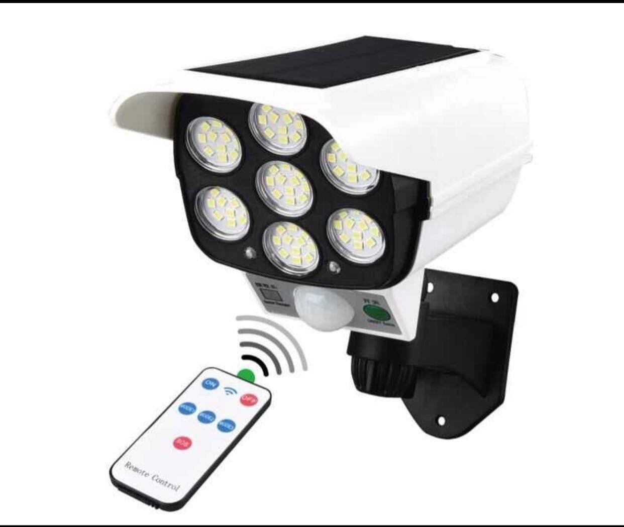 假摄像防贼太阳能灯户外灯仿真监控器摄像头照明灯路灯室外