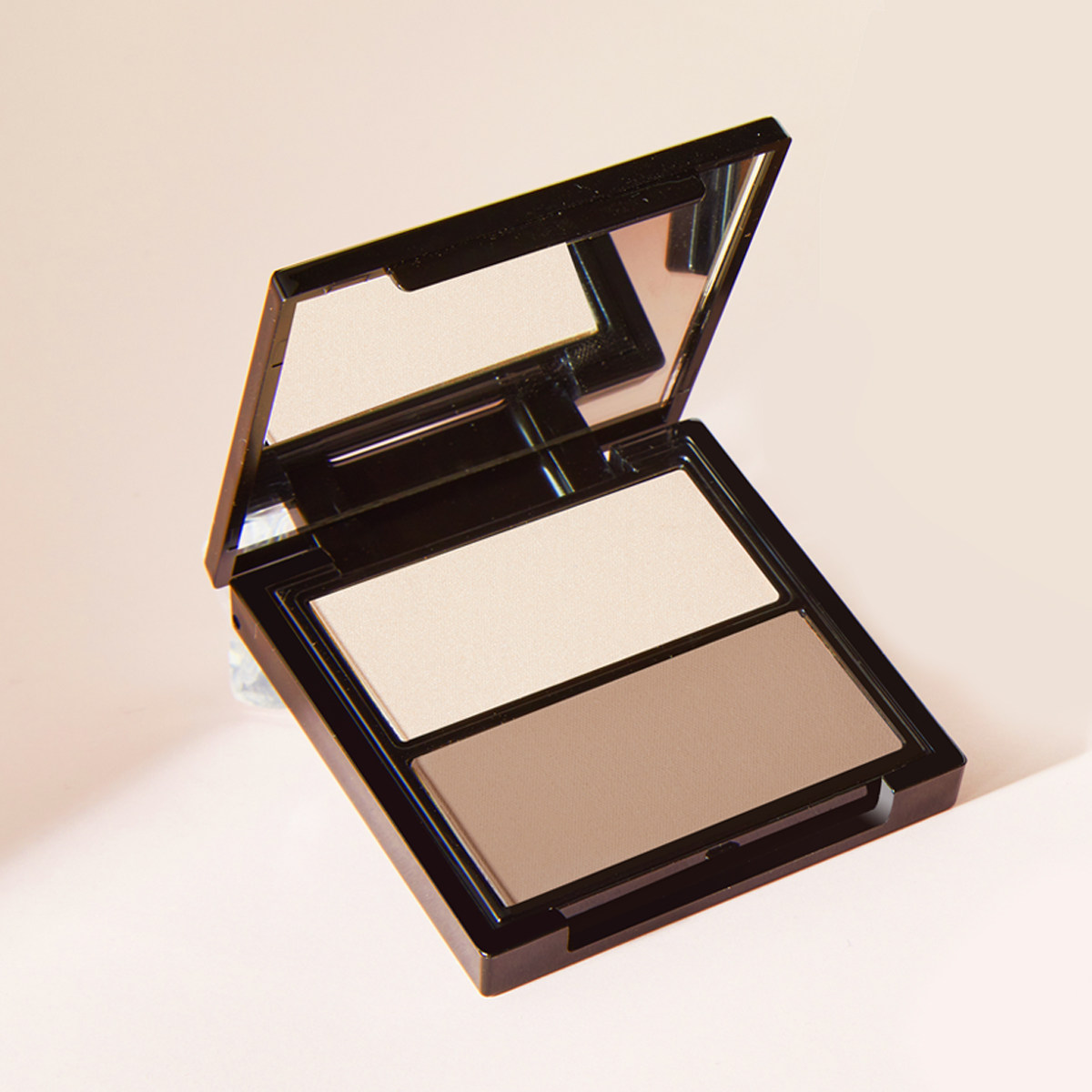 novo立体双色修容盘阴影高光二合一鼻影盘大地色自然学生款提亮粉