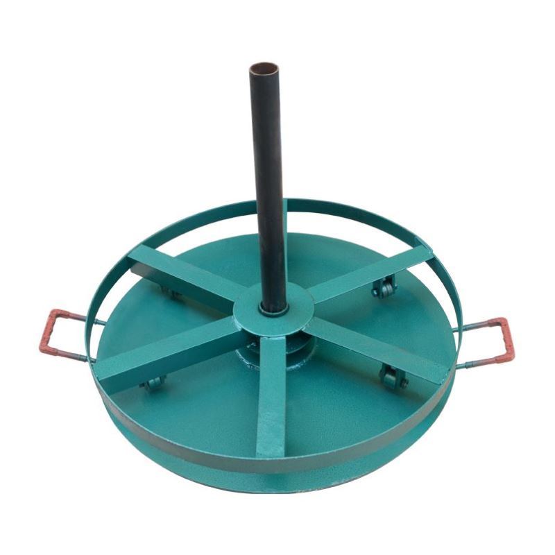 电缆放线盘g卧式落地圆盘加强加厚槽钢放线架电力光缆放线器