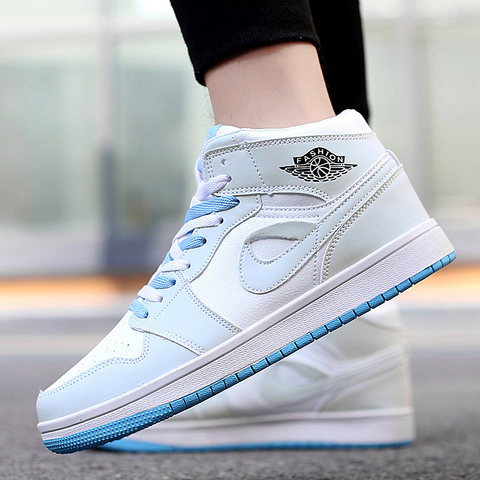 恩施耐克正品冬季官网aj1男鞋高帮板鞋空军一号情侣鞋运动反光鞋