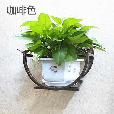 新客厅壁挂z式绿萝花架挂壁挂墙上餐厅墙面花盆架墙壁装饰置物品