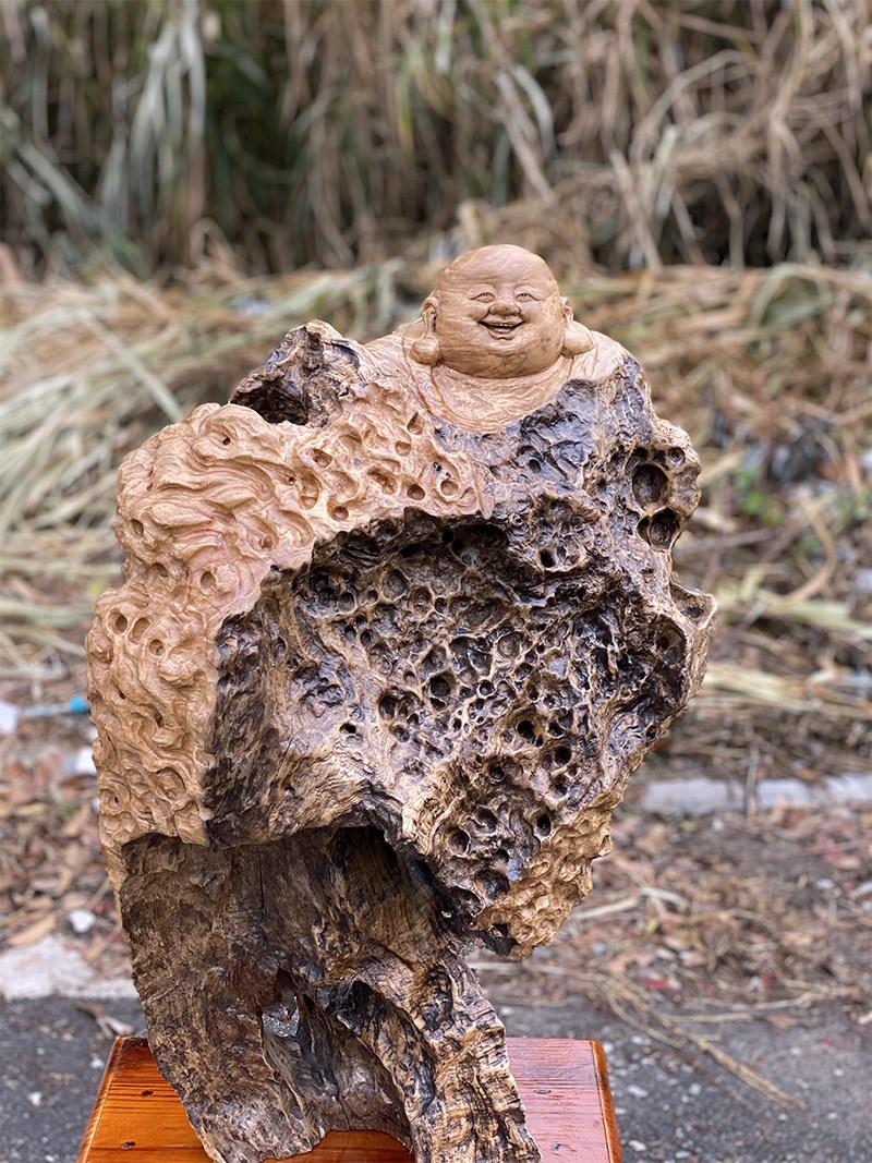 爆款实木根雕摆件树根崖柏花架太k行客厅自然原木工艺品天然随型