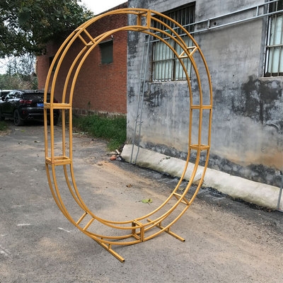 圆形弧形拱门异形心形花门吊顶圆环背景彩虹门桁架铝合金已售0￥321