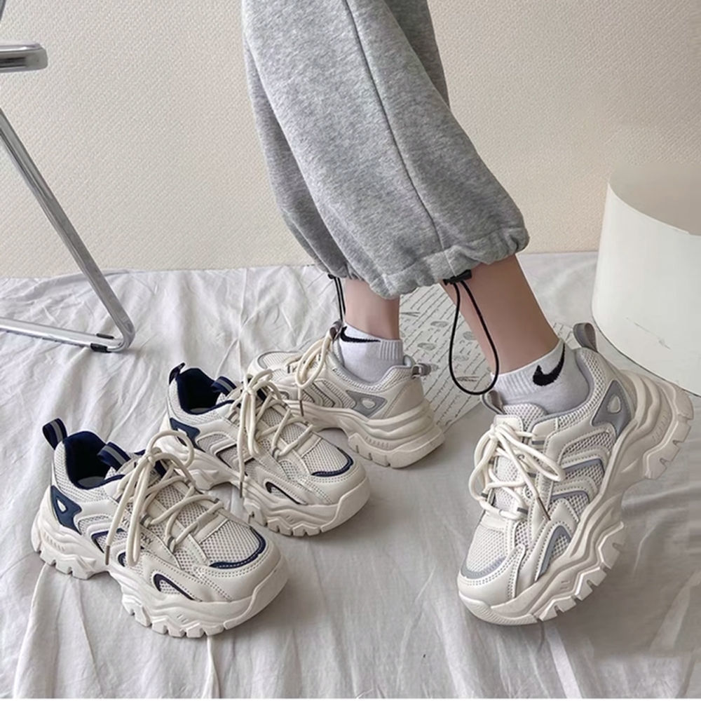 秋天鞋子新款今年流行的女老爹鞋秀气款爆款超火鞋子学生韩版运动