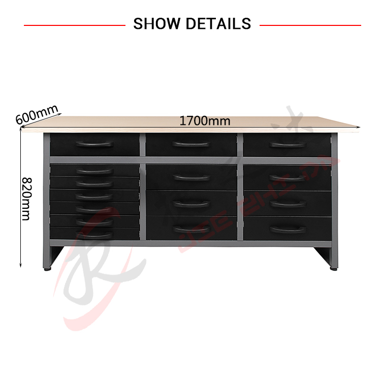 工具柜组合车间用带抽屉工具桌面操作台防静电工厂铁皮汽修工作台