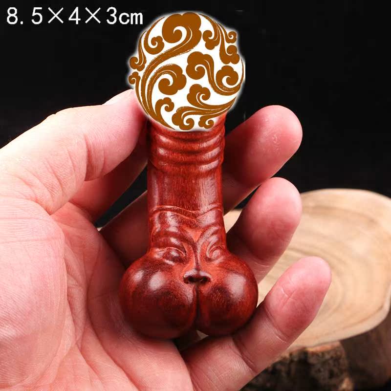 手把件文玩 旺财_生命之源手把件生命之根文玩把件木雕旺财旺丁把玩件