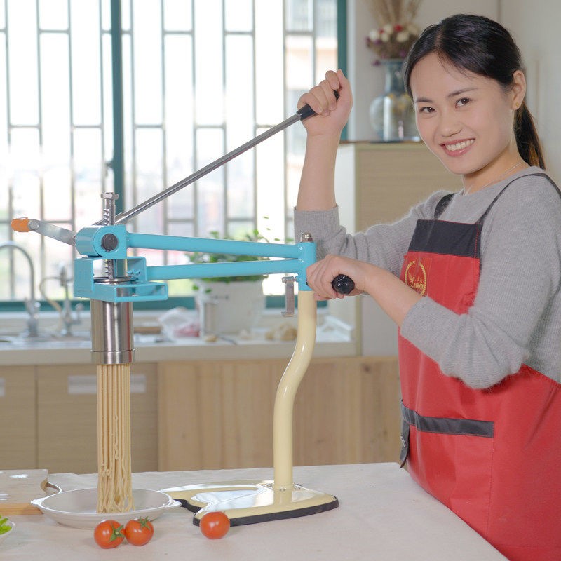 饸饹机手动活络面家用荞面哈咯面 河洛床子压饸络面条机