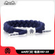 RASTACLAT官方正品 基础系列 靛蓝配色 男女生情侣款小狮子手链绳