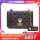 【自营】中古95新Dior/迪奥斜挎包Dior/迪奥ADDICT翻盖铆钉包黑色