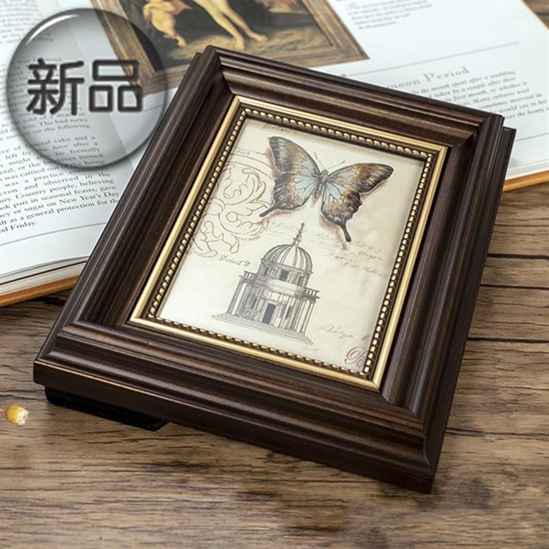 复古怀旧创意美式欧式5寸6寸7寸8寸1c0寸a4仿木相框摆台经典挂墙在类目 家居饰品, 相框/画框中 - 来自Buy2taobao.com提供专业的淘宝代购服务