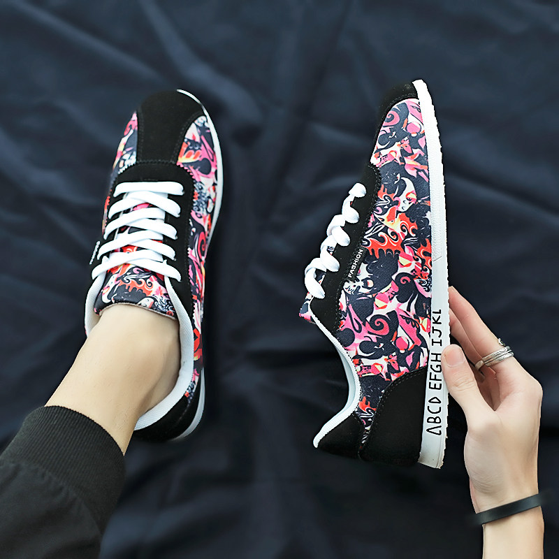 夏季韩版潮流鞋子男学生小白鞋帆布板鞋百搭运动休闲布鞋阿甘潮鞋