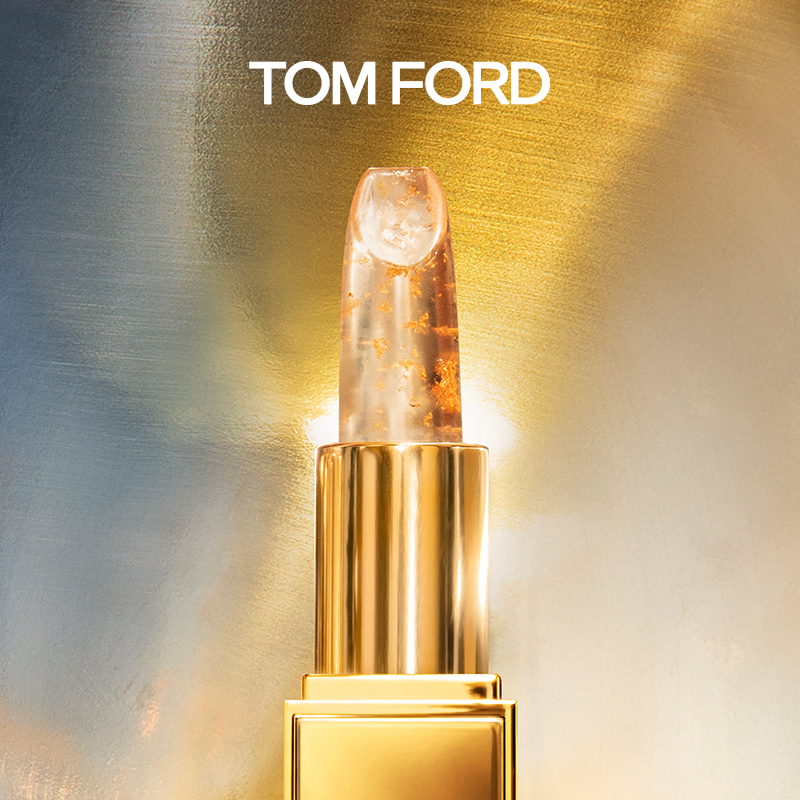 【官方正品】tf金箔唇膏润唇膏 tf限定红金礼盒 tf口红大牌