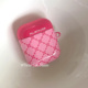 韩国ins小众美少女粉色菱形格子博主同款菲林耳机壳适用于苹果1/2/3代airpods pro2保护套airpods 3代硬