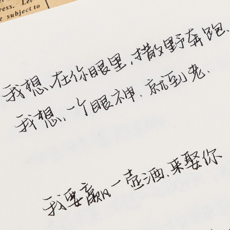 奶酪速写原耽手写网红字帖学生女生神仙字体成人漂亮行楷初学者练字
