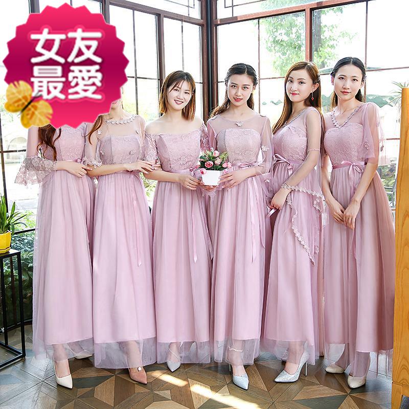 气质长裙中款晚礼服伴55娘礼服小孩子民国粉色豆沙短演出服简|ruв категории Женская одежда, Cвадебные платья, платье/вечернее платье - от Buy2taobao.com для оказания профессиональной услуги покупки агента Taobao