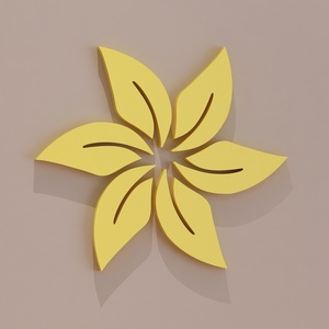 树叶贴纸墙贴3d立体图片