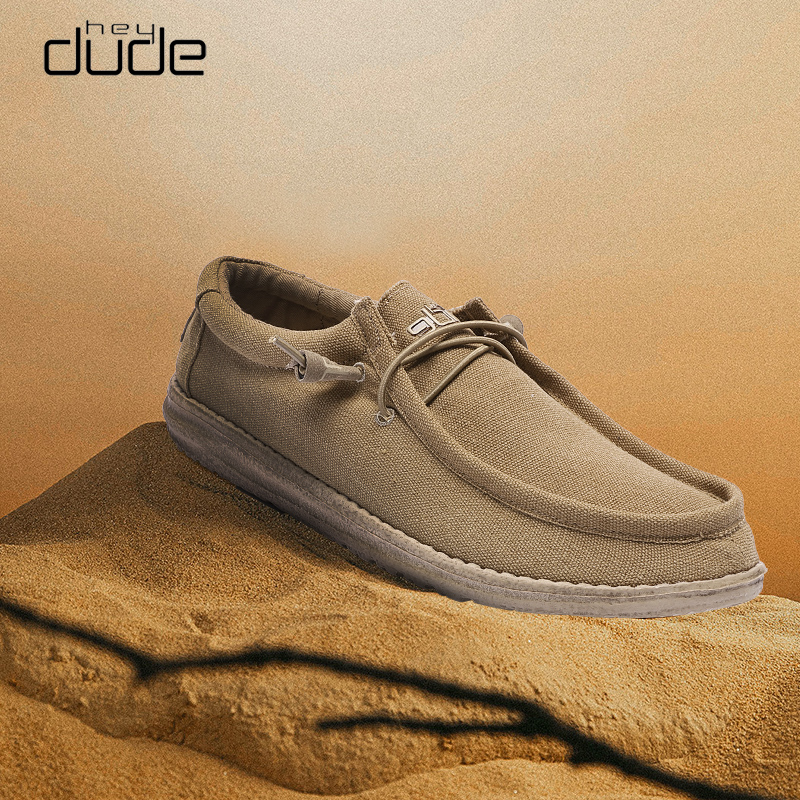 hey dude秋冬新品休闲帆布男鞋舒适潮流轻便百搭一脚蹬110061602