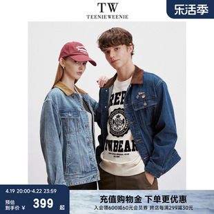 TeenieWeenie小熊男装牛仔外套休闲个性夹克春装时尚情侣潮牌