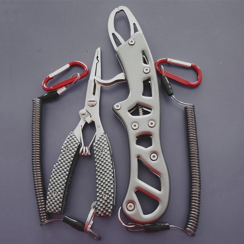heron绑钩钳拉线子线平口路亚钳子鱼线钓鱼专用多功能鱼钩绑钩钳